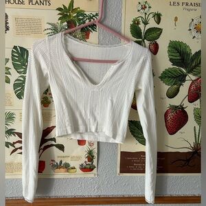 Urban Outfitters Seamless Going For Gold Long Sleeve